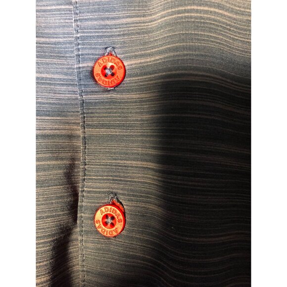 Adidas Mens Golf Polo Shirt USA Themed Size Small Colorblock Design Red/Navy Pol - Picture 9 of 11